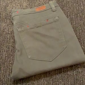 BDG Grazer Cigarette Pants Olive Green Jeans